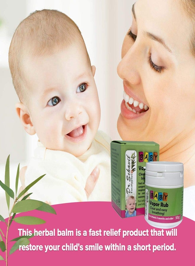DR. SCHAVIT Baby Soothing Chest Rub. Vapor Rub – Nasal Congestion Balm for Infant, Baby, Toddler – Natural Healing Nose Congestion Relief, Colds, Flu – Herbal Eucalyptus, Menthol, Thyme (1.7oz) - Image 5